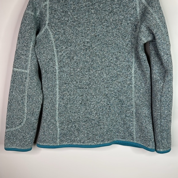 Patagonia Better Sweater Heathered Blue Full Zip Jacket Size Small - Picture 6 of 9